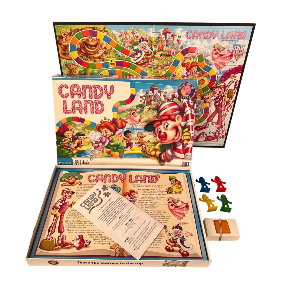 Candy Land Board Game 2004 Milton Bradley MB Games 04700 Complete Preschool Toy